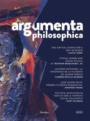 cover image of Argumenta philosophica 2018/1